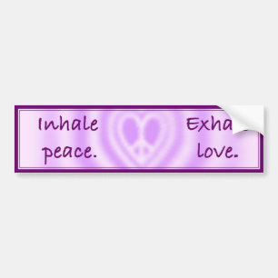 Inhalera fred. Utandas Love. Bildekal