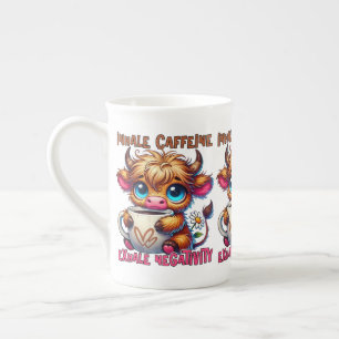 Inhalera Koffein Utsöndra Negativitet Benporslin Mugg