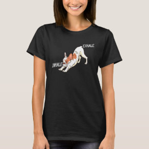 Inhalera Utandas Fransk Bulldog Kläder Yoga Fransk T Shirt