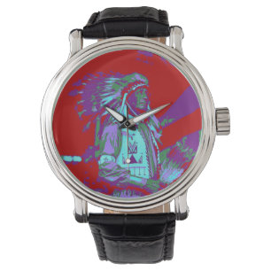 Inhemsk amerikansk popkonst armbandsur