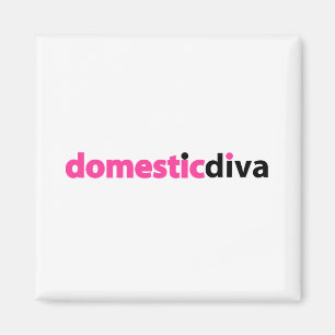 inhemsk diva (svarten) magnet