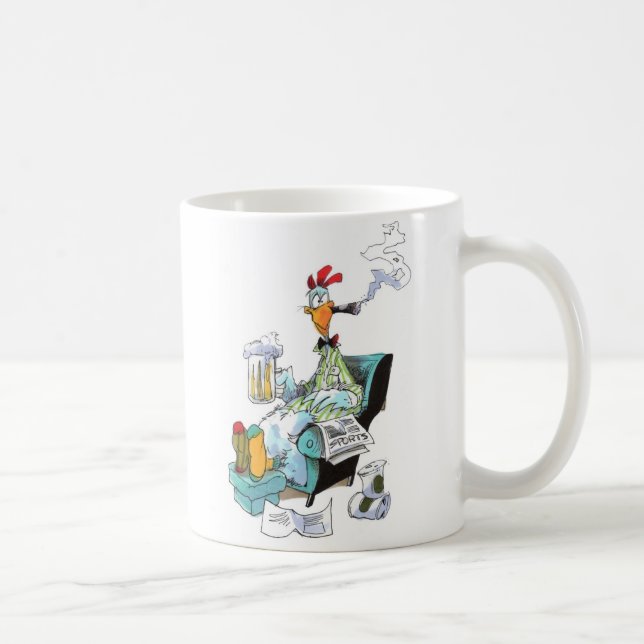 Inhemsk fjäderfä mugg (Höger)
