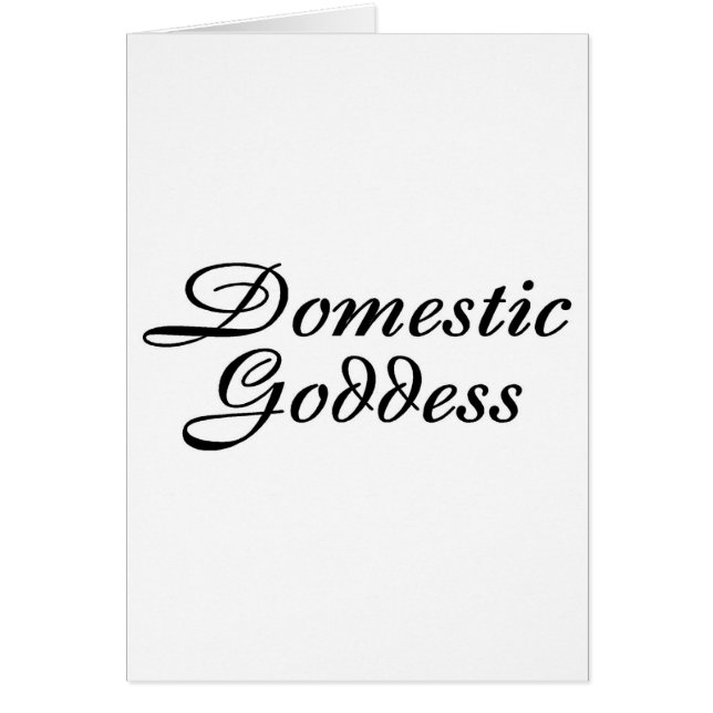 Inhemsk gudinna hälsningskort (Framsidan)