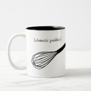Inhemsk gudinnakaffemugg Två-Tonad mugg