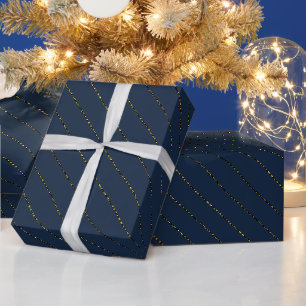 Inhemsk Guld Mönster Inpackningspapper Presentpapper