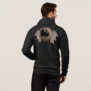 Inhemsk konst Hoodie Tribal ande djur Jacka T Shirt