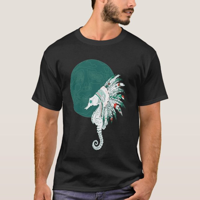 Inhemsk sjöhästar t shirt (Framsida)