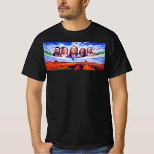 Inhemska amerikaner som målar Manar Clothing Mode T Shirt