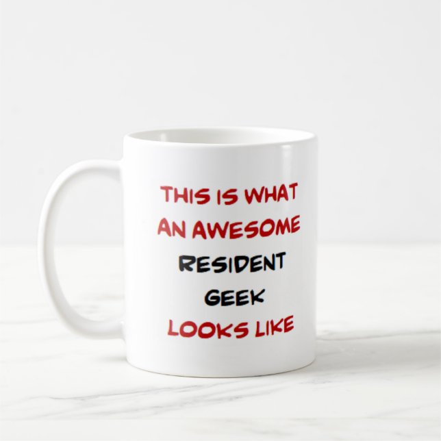 inhemska gäster, fantastisk kaffemugg (Vänster)