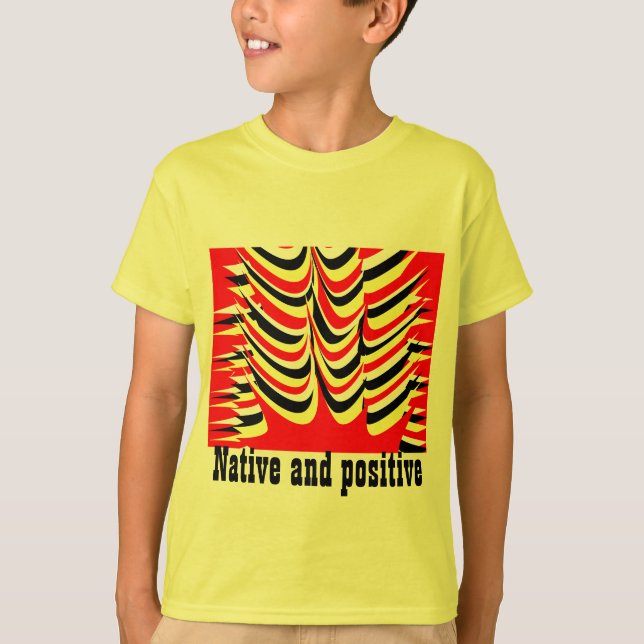 inhemska och positiva t-shirt (Framsida)