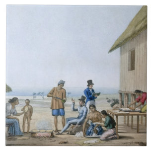 Inhemska ockupationar, Agagna, Guam, Philippines, Kakelplatta