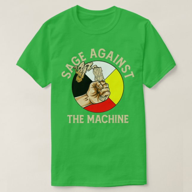 Inhemska saldo mot det inhemska Pridet Maskin T Shirt (Design framsida)