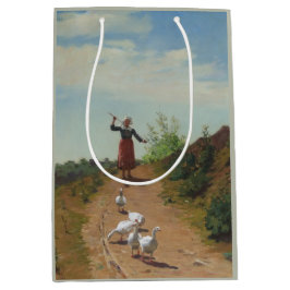 Inhysning av Gäss (av Paul Peel) hemma