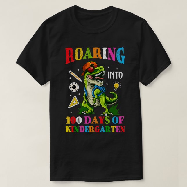 Inhysning i 100 dagar av Kindergarten T Shirt (Design framsida)