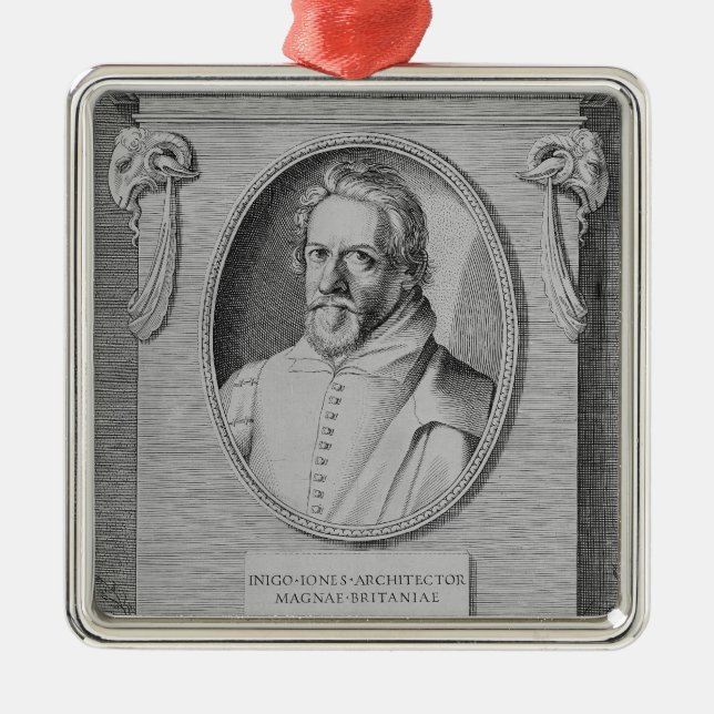 Inigo Jones Julgransprydnad Metall (Framsidan)