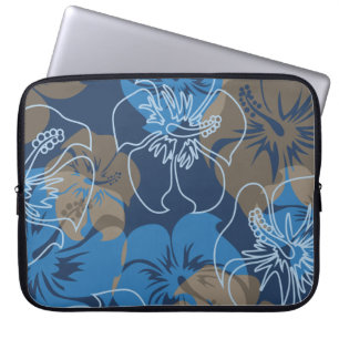 Iniki Point Hawaiian Hibiscus Neoprene Wetdräe Laptop Sleeve