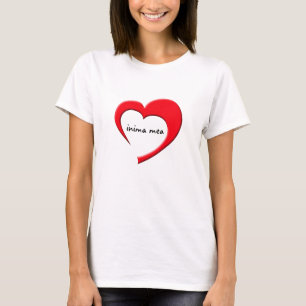 Inima Mea II T-tröja (som är röd på ljust) T-shirt