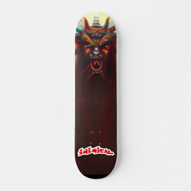 Inimic AI Demon Mini Skateboard Bräda 18,5 Cm (Framsida)