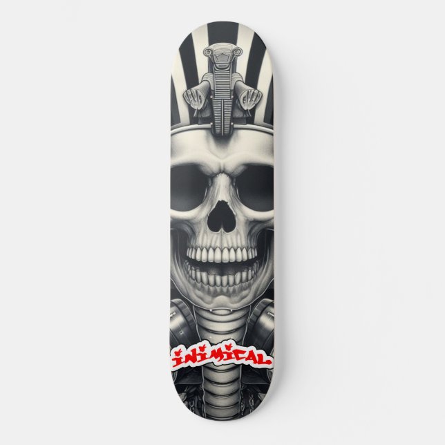 Inimic Alien Phaeroh Mini Skateboard Bräda 18,5 Cm (Framsida)