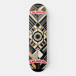 Inimic Art Deco Mini Skateboard Bräda 18,5 Cm