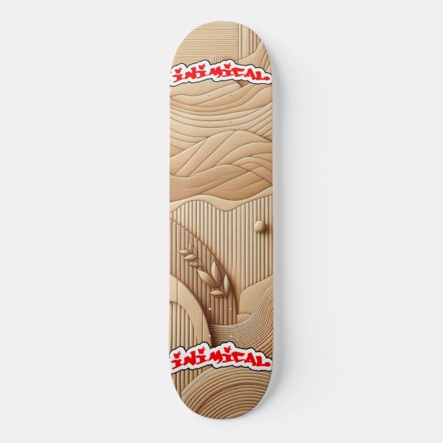 Inimic Bamboo Mini Skateboard Bräda 18,5 Cm (Framsida)