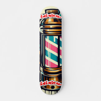 Inimic Barber Pole Mini Skateboard Bräda 18,5 Cm