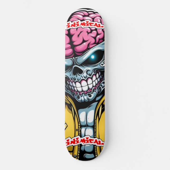 Inimic Brainiac Mini Skateboard Bräda 18,5 Cm (Framsida)