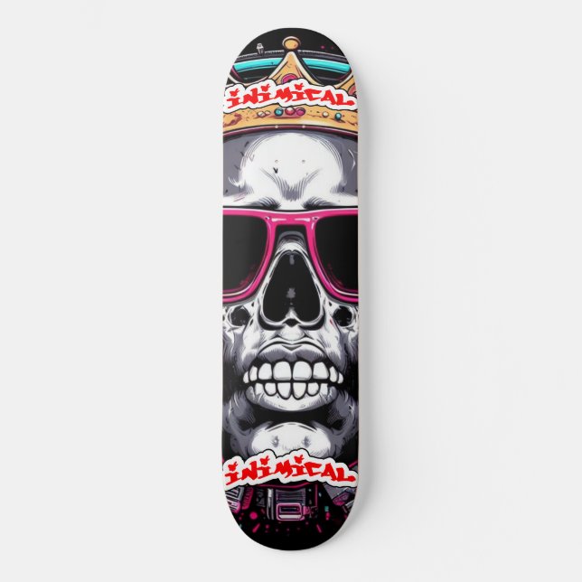 Inimic Brooklyn's Finest Mini Skateboard Bräda 18,5 Cm (Framsida)