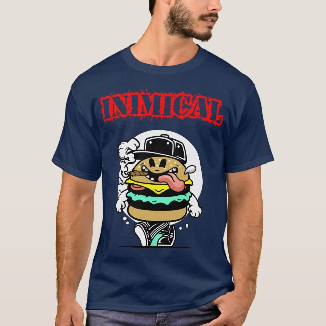 Inimic Burger Boi T Shirt (Framsida)
