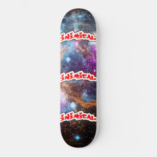 Inimic Cosmic Nebula Mini Skateboard Bräda 18,5 Cm