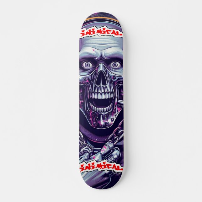 Inimic Cyber Hannibal Mini Skateboard Bräda 18,5 Cm (Framsida)