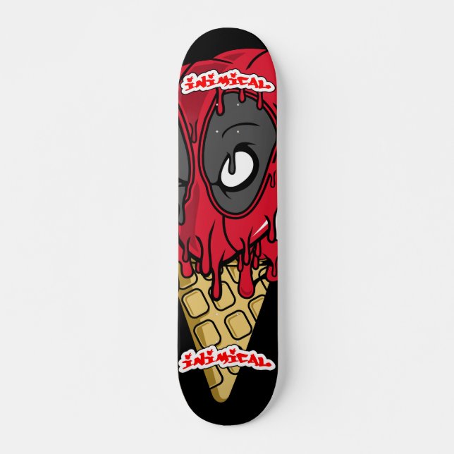 Inimic Dead Ice Cream Mini Skateboard Bräda 18,5 Cm (Framsida)