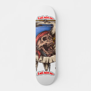 Inimic Dead Pirat Deck Mini Skateboard Bräda 18,5 Cm