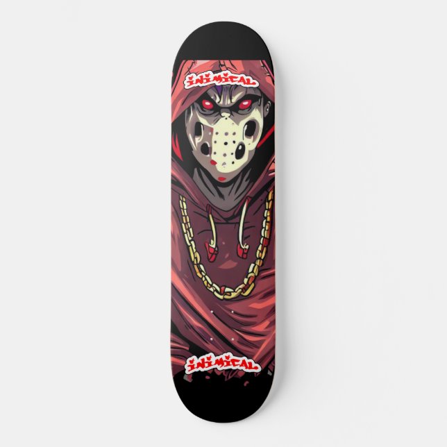 Inimic Deep Öster Maniac Mini Skateboard Bräda 18,5 Cm (Framsida)