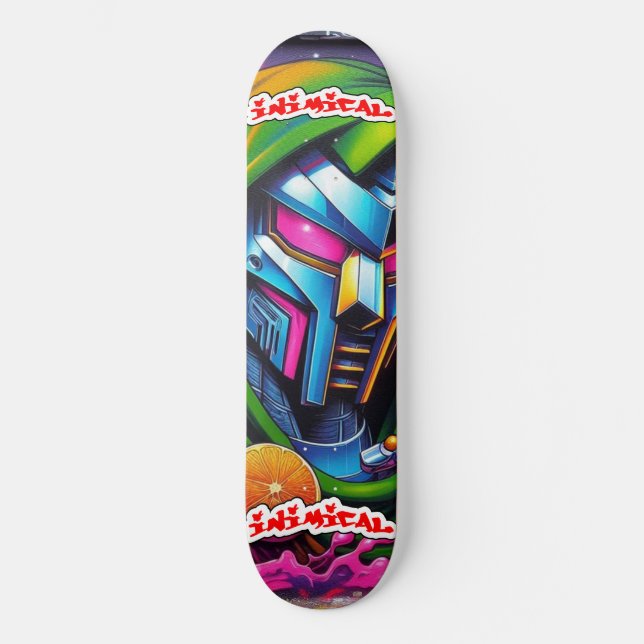 Inimic Doom Mini Skateboard Bräda 18,5 Cm (Framsida)