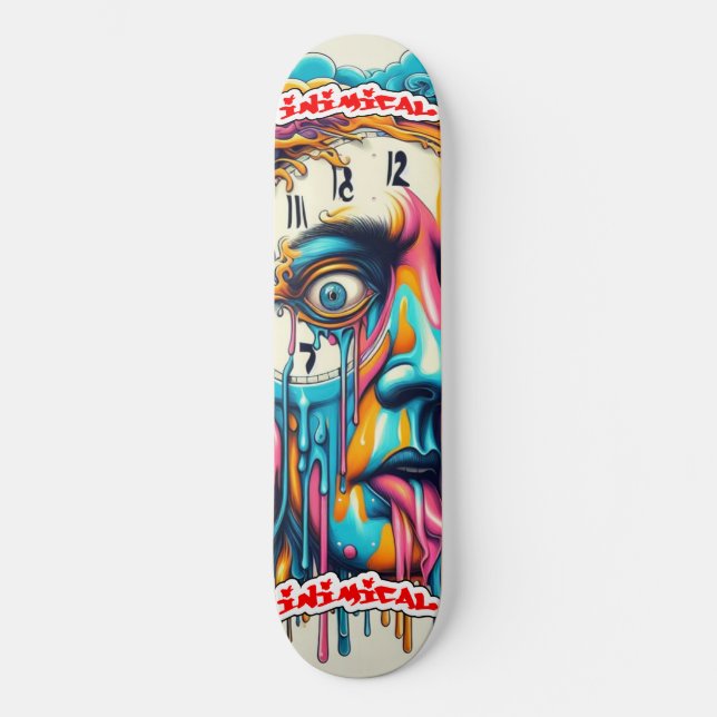 Inimic Dreamscape Mini Skateboard Bräda 18,5 Cm (Framsida)