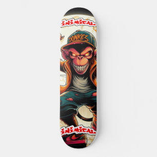 Inimic Evil Little Monkey Mini Skateboard Bräda 18,5 Cm