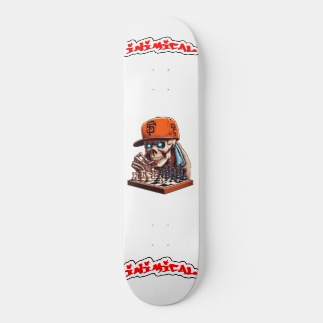 Inimic Frisco Grandmaster Mini Skateboard Bräda 18,5 Cm (Framsida)