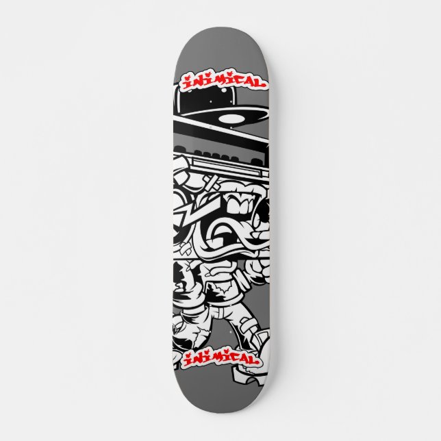 Inimic Grimy Boombox Mini Skateboard Bräda 18,5 Cm (Framsida)