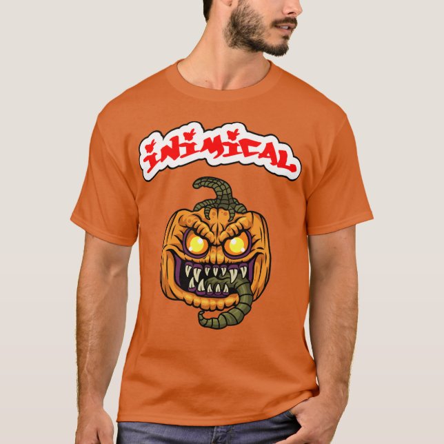 Inimic Halloween T Shirt (Framsida)