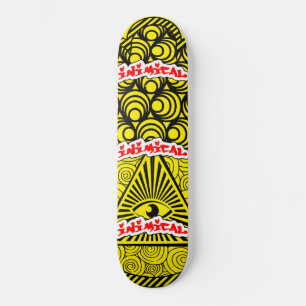 Inimic Hamsa Evil Öga Mini Skateboard Bräda 18,5 Cm