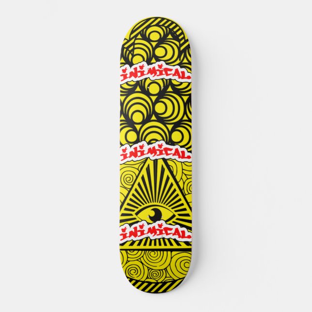 Inimic Hamsa Öga Skateboard (Framsida)