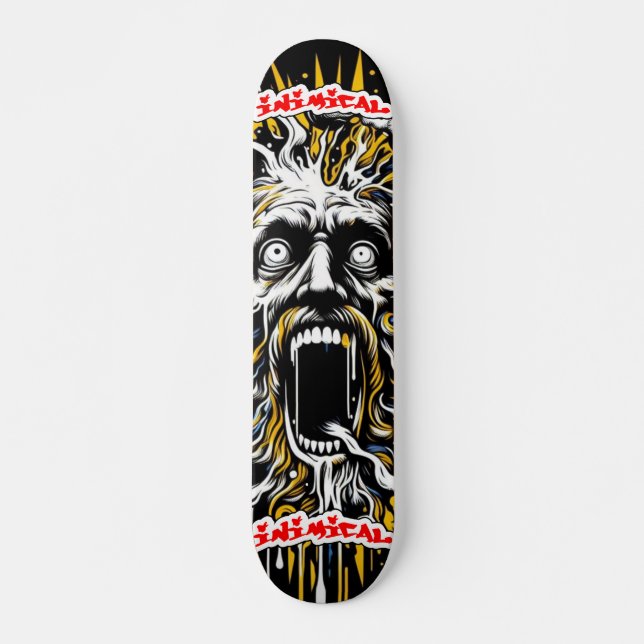 Inimic Jackson Screamer Mini Skateboard Bräda 18,5 Cm (Framsida)