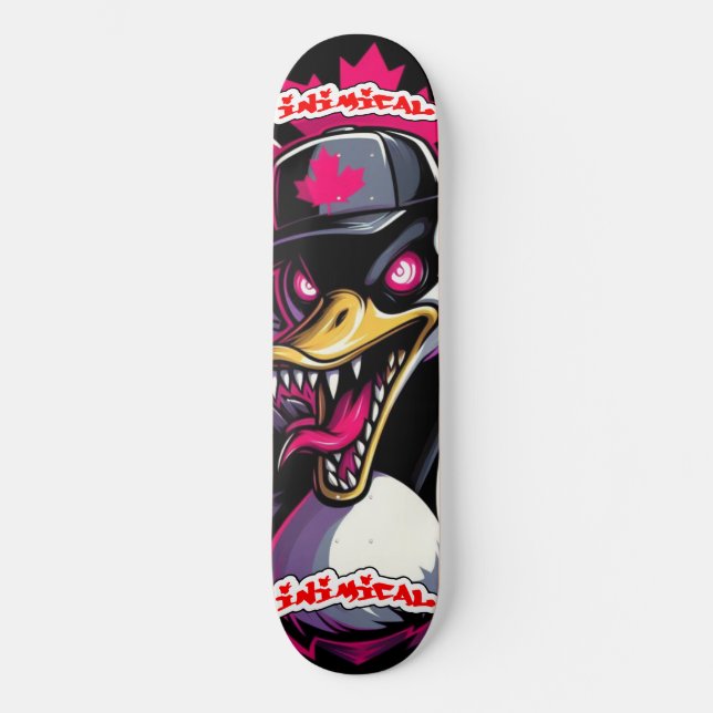 Inimic Killer Canadian Goose Mini Skateboard Bräda 18,5 Cm (Framsida)
