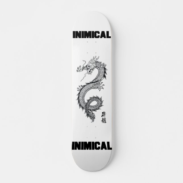 Inimic Kung Dragon Mini Skateboard Bräda 18,5 Cm (Framsida)