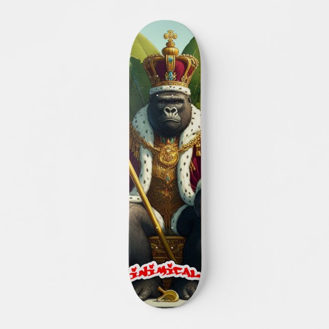 Inimic Kung Gorilla Mini Skateboard Bräda 18,5 Cm (Framsida)