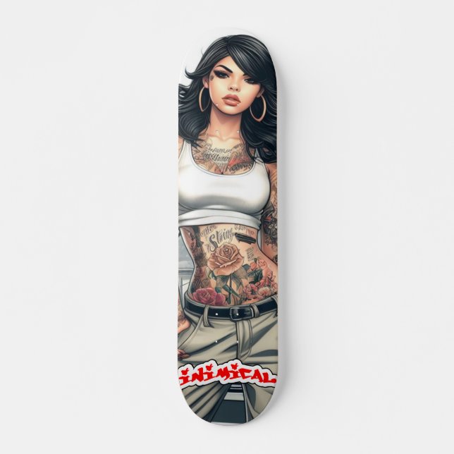 Inimic Lola Mini Skateboard Bräda 18,5 Cm (Framsida)