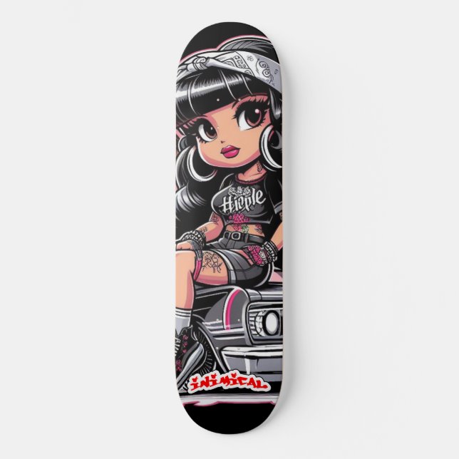 Inimic Lolo Mini Skateboard Bräda 18,5 Cm (Framsida)