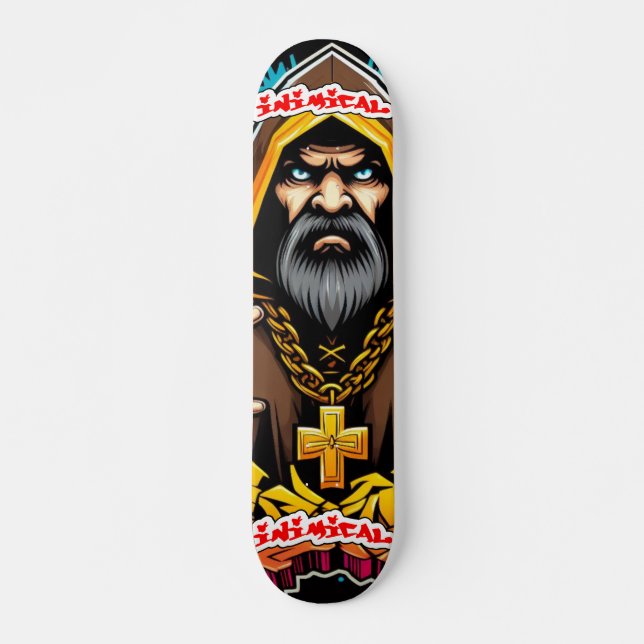 Inimic Mad Munk Mini Skateboard Bräda 18,5 Cm (Framsida)