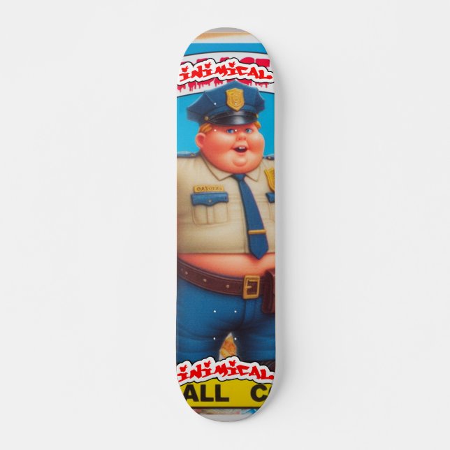 Inimic Mall Cop Mini Skateboard Bräda 18,5 Cm (Framsida)